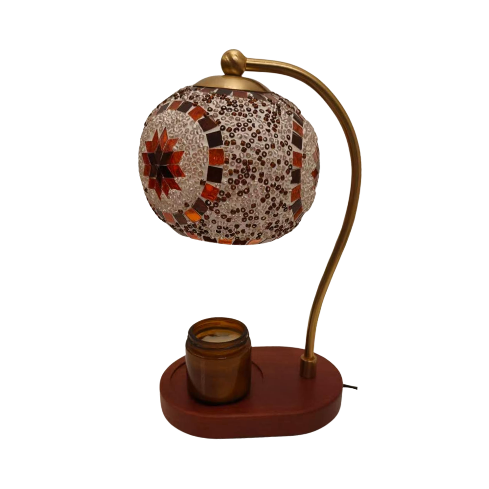 Turkish Mosaic Candle Warmer Lamp - Image 4