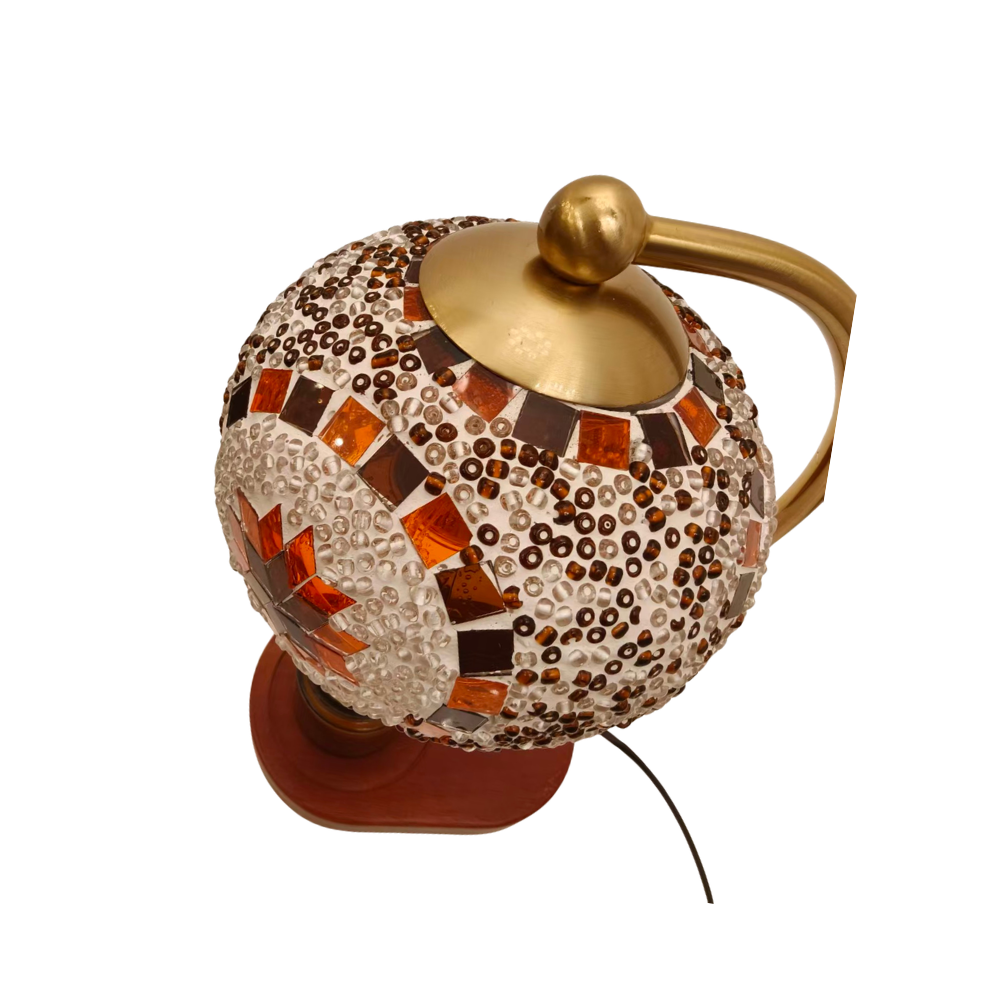 Turkish Mosaic Candle Warmer Lamp - Image 3